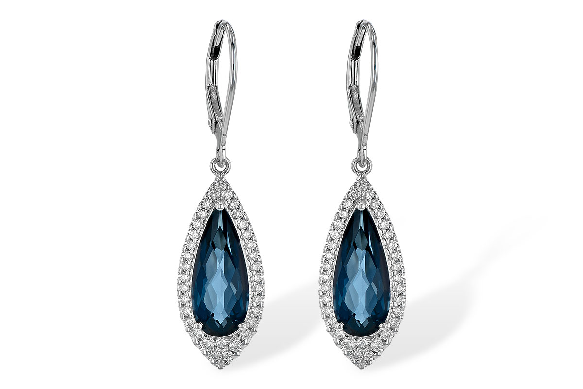 D217-83095: EARR 5.05 LONDON BLUE TOPAZ 5.42 TGW