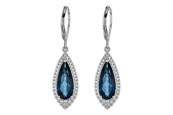 D217-83095: EARR 5.05 LONDON BLUE TOPAZ 5.42 TGW