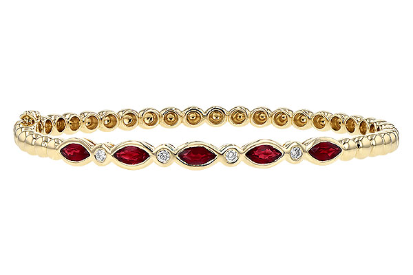 D217-89504: BANGLE 1.50 RUBY 1.63 TGW