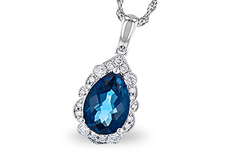 D300-61349: NECK 2.25 LONDON BLUE TOPAZ 2.40 TGW