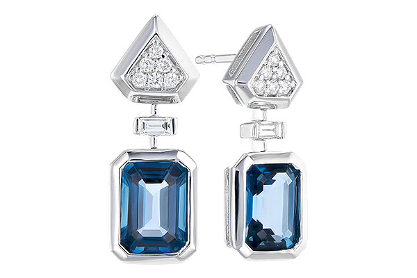 D300-62231: EARR 2.00 TW LONDON BLUE TOPAZ 2.12 TGW