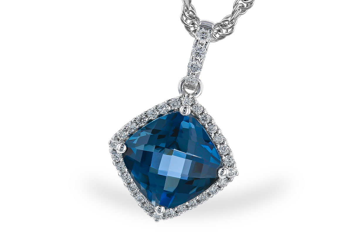 D301-49495: NECK 1.09 LONDON BLUE TOPAZ 1.20 TGW