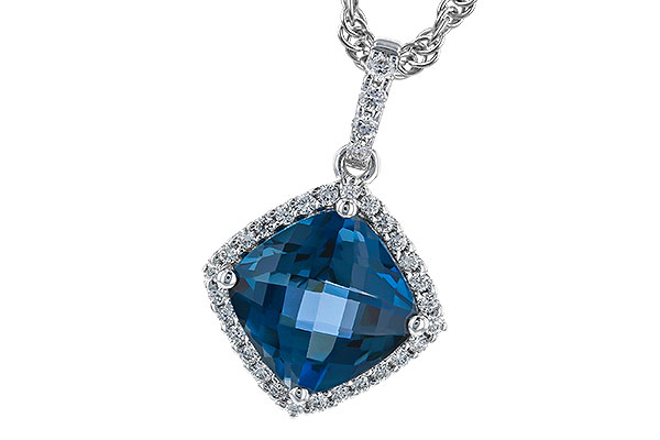 D301-49495: NECK 1.09 LONDON BLUE TOPAZ 1.20 TGW