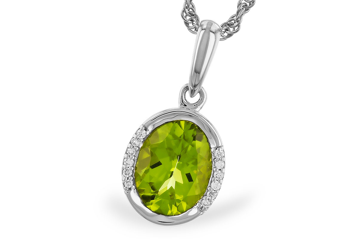 D301-49522: NECKLACE 1.72 TW PERIDOT 1.75 TGW (9x7 PER)