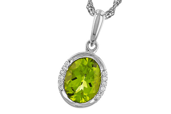 D301-49522: NECKLACE 1.72 TW PERIDOT 1.75 TGW (9x7 PER)