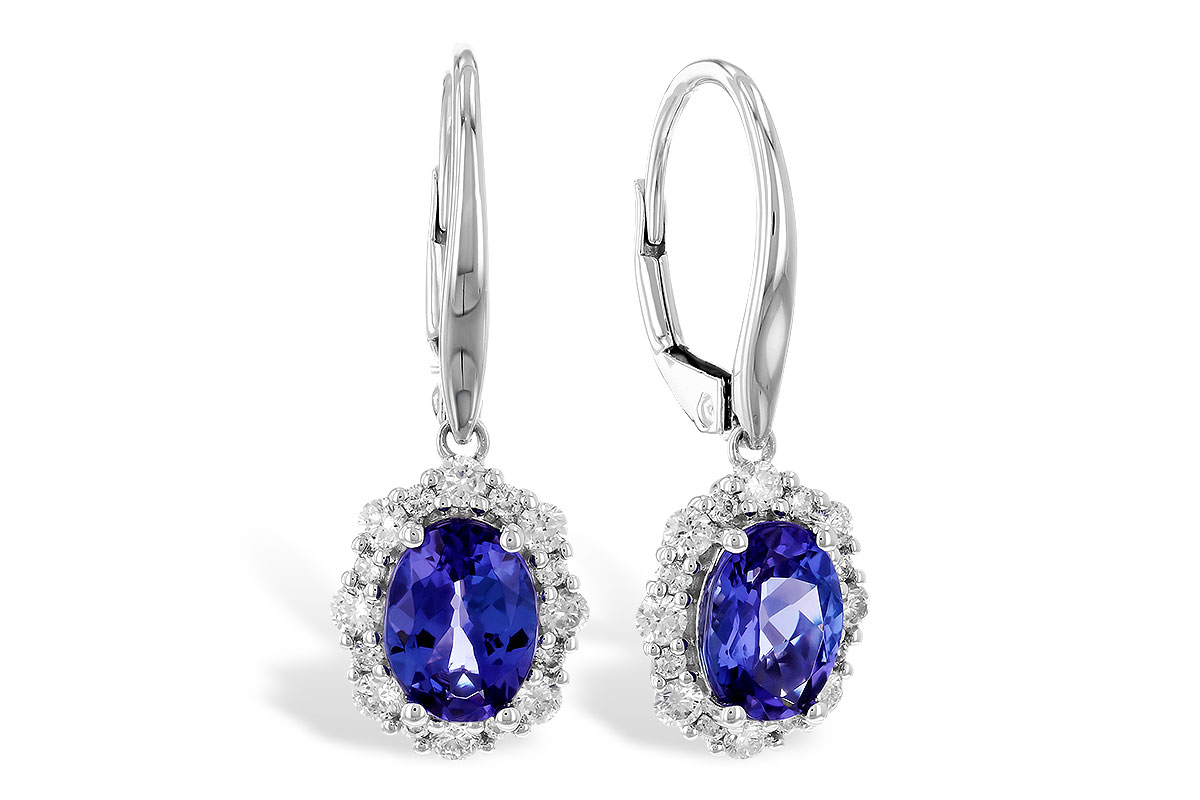 D301-50367: EARR 1.28 TW TANZANITE 1.72 TGW (7x5 OVAL)