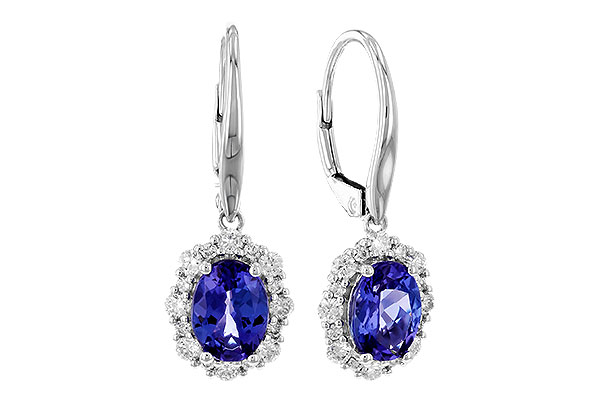 D301-50367: EARR 1.28 TW TANZANITE 1.72 TGW (7x5 OVAL)