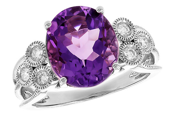 D301-50422: LDS RG 3.90 AMETHYST 4.16 TW (12x10 AMY)