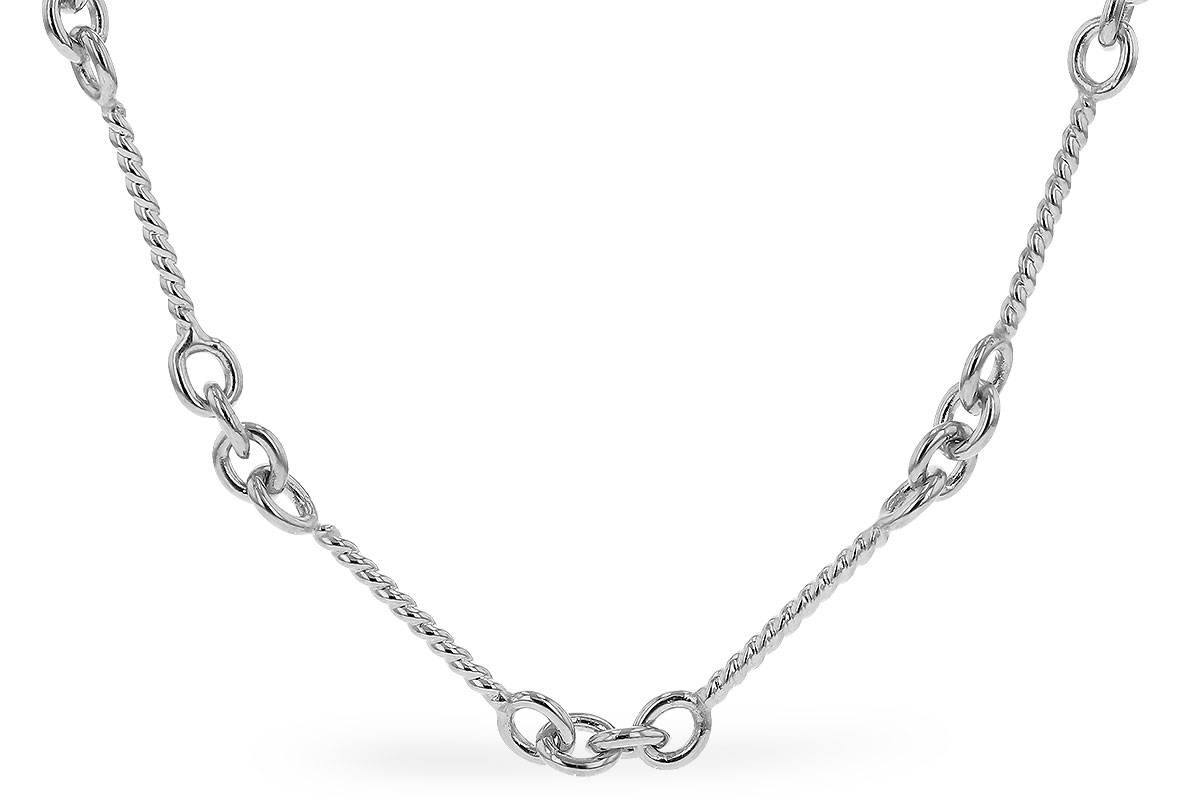 D301-51349: TWIST CHAIN (0.80MM, 14KT, 18IN, LOBSTER CLASP)