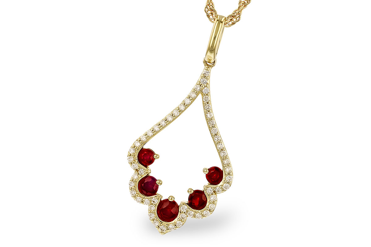 D301-54049: NECK .34 RUBY .53 TGW