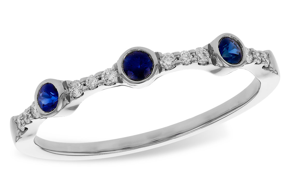 D302-39495: LDS WED RG .16 SAPPHIRE .25 TGW