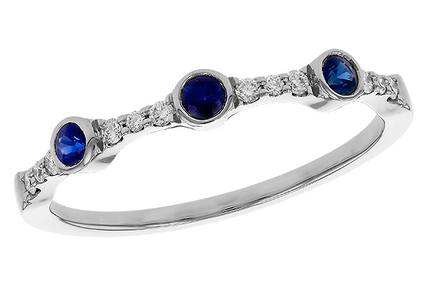D302-39495: LDS WED RG .16 SAPPHIRE .25 TGW