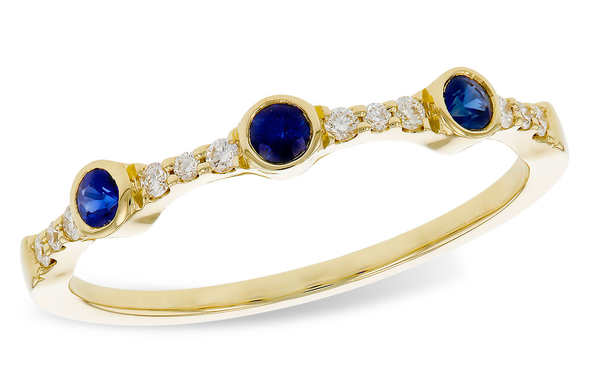 D302-39495: LDS WED RG .16 SAPPHIRE .25 TGW