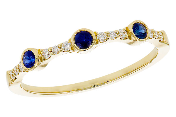 D302-39495: LDS WED RG .16 SAPPHIRE .25 TGW