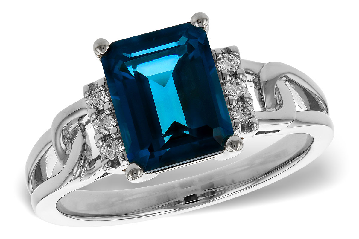 D302-43113: LDS RG 2.42 LONDON BLUE TOPAZ 2.50 TGW (9x7MM LBT)