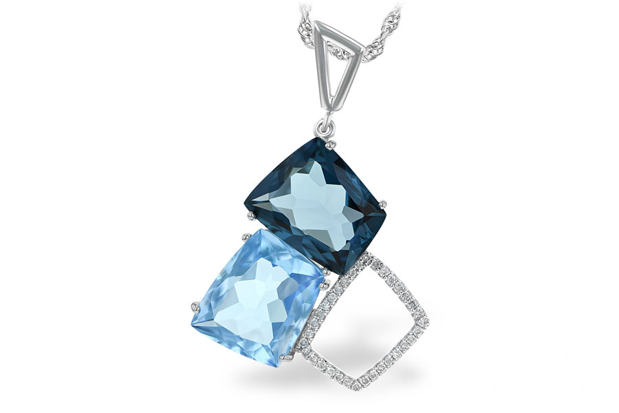 E216-06758: NECK 10.60 BLUE TOPAZ 10.73 TGW