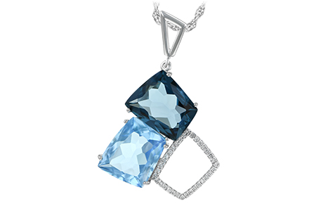 E216-06758: NECK 10.60 BLUE TOPAZ 10.73 TGW