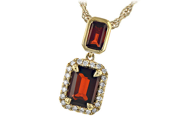 E216-97658: NECK 1.45 TW GARNET 1.56 TGW