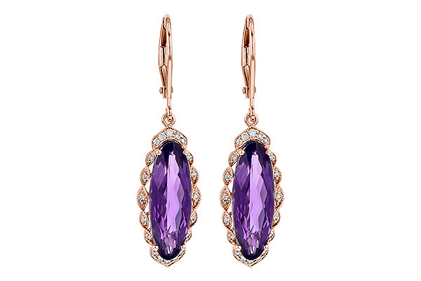 E217-89458: EARR 4.75 AMETHYST 4.90 TGW