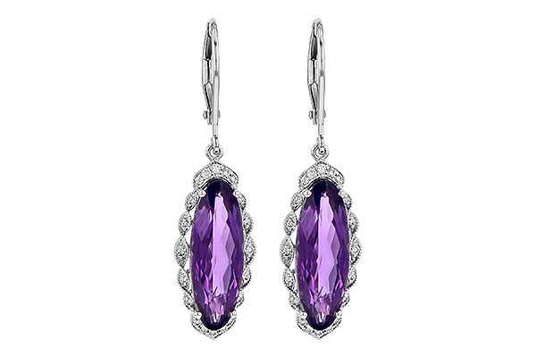 E217-89458: EARR 4.75 AMETHYST 4.90 TGW