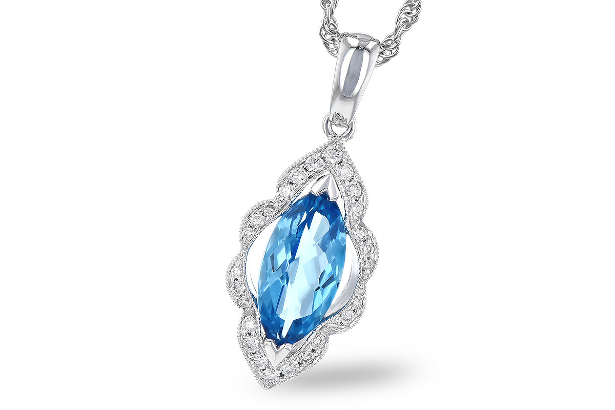 E300-61349: NECK 1.26 BLUE TOPAZ 1.37 TGW