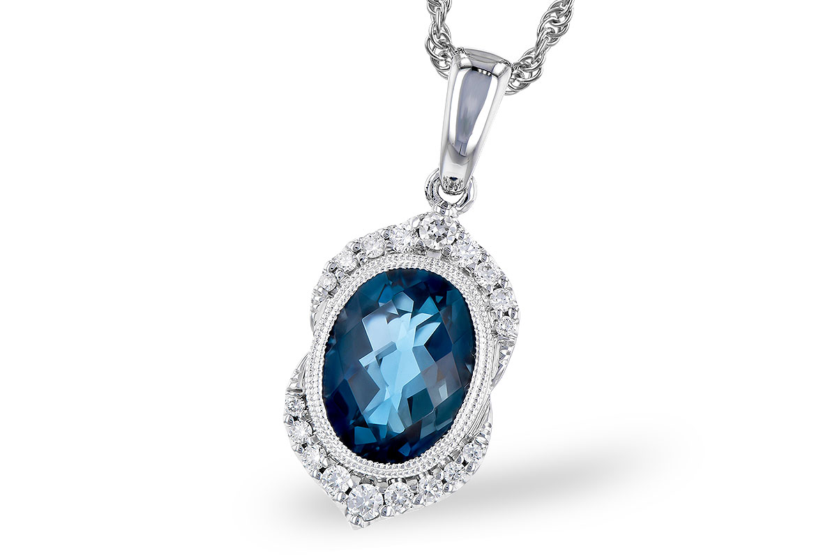 E300-63158: NECK 1.96 LONDON BLUE TOPAZ 2.10 TGW