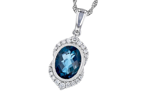 E300-63158: NECK 1.96 LONDON BLUE TOPAZ 2.10 TGW