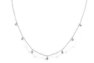 E301-46804: NECKLACE .12 TW (18")