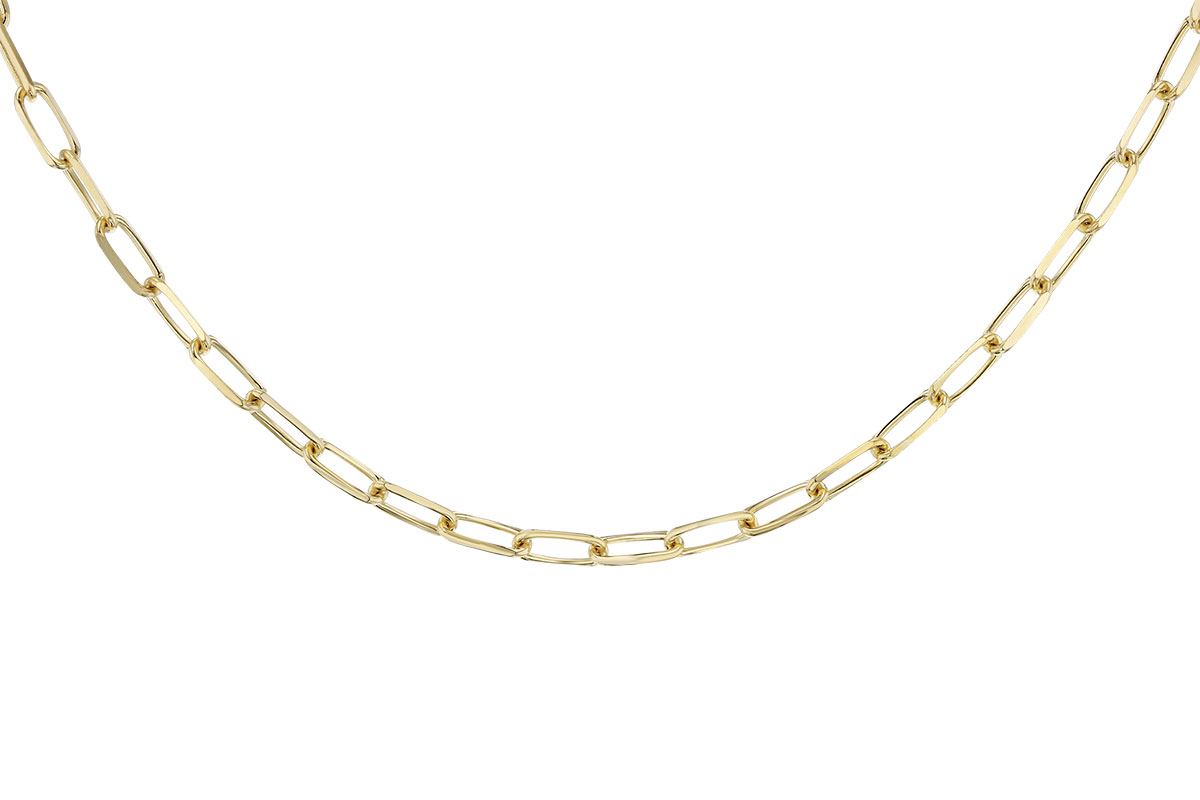 E301-51331: PAPERCLIP LG (24IN, 4.0MM, 14KT, LOBSTER CLASP)