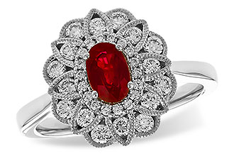 E301-53122: LDS RG .55 TW RUBY 1.07 TGW (6x4MM RUBY)