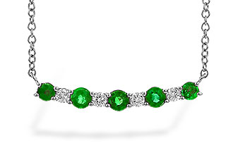 E301-53131: NECK .43 TW EMERALD .55 TGW