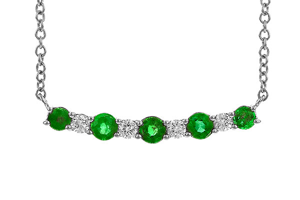 E301-53131: NECK .43 TW EMERALD .55 TGW