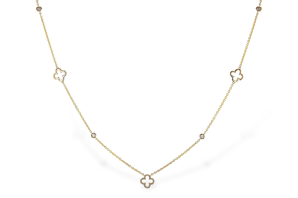 E302-38595: NECKLACE .20 TW (18")