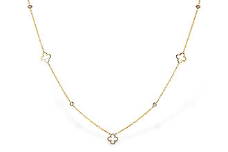 E302-38595: NECKLACE .20 TW (18")
