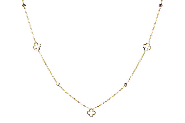 E302-38595: NECKLACE .20 TW (18")