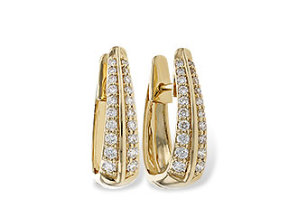 E302-39495: EARRINGS .50 TW