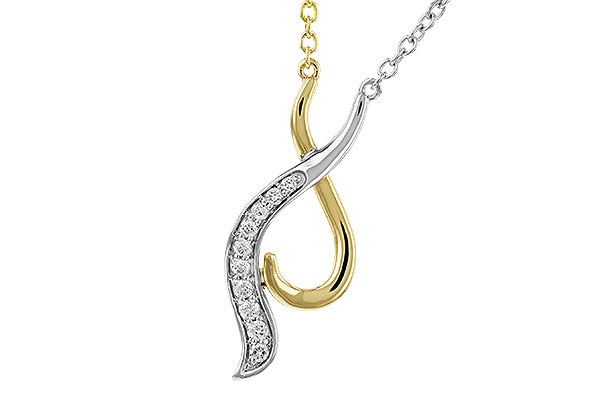 E302-41331: NECKLACE .10 TW (18")