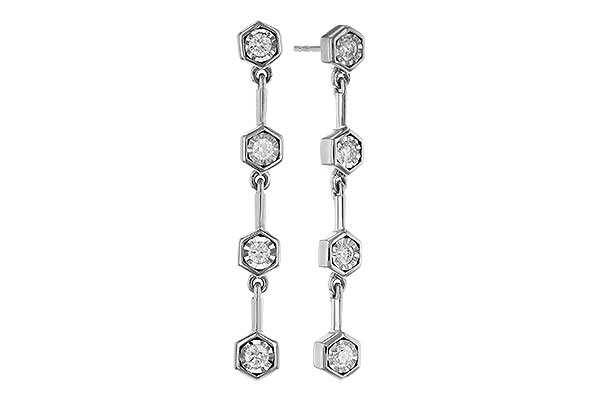 E302-43140: EARRINGS .25 TW