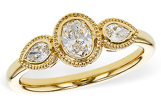 E302-44076: LDS DIA RG .60 TW FANCY CUT DIAMONDS
