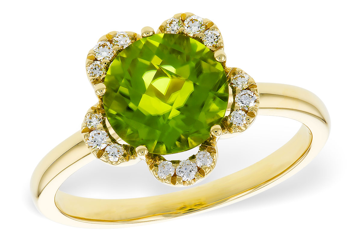 E302-44922: LDS RG 2.16 PERIDOT 2.28 TGW (8MM RD)