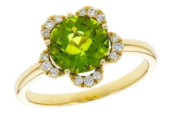 E302-44922: LDS RG 2.16 PERIDOT 2.28 TGW (8MM RD)