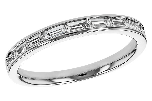 E303-27649: LDS DIA WED RG .44 TW BAGUETTES