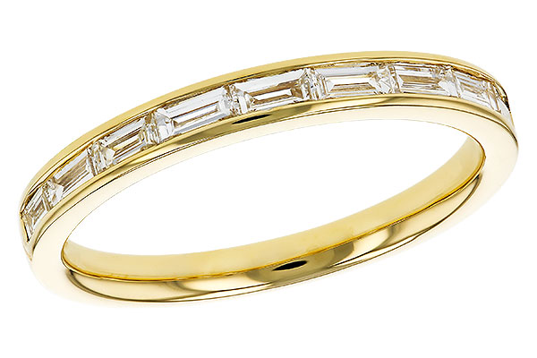 E303-27649: LDS DIA WED RG .44 TW BAGUETTES