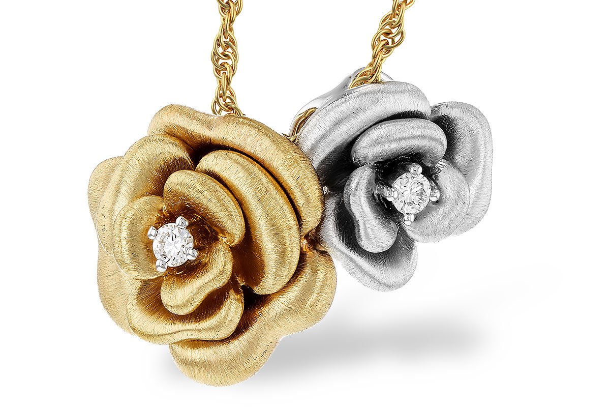 E303-27695: NECKLACE .06 TW