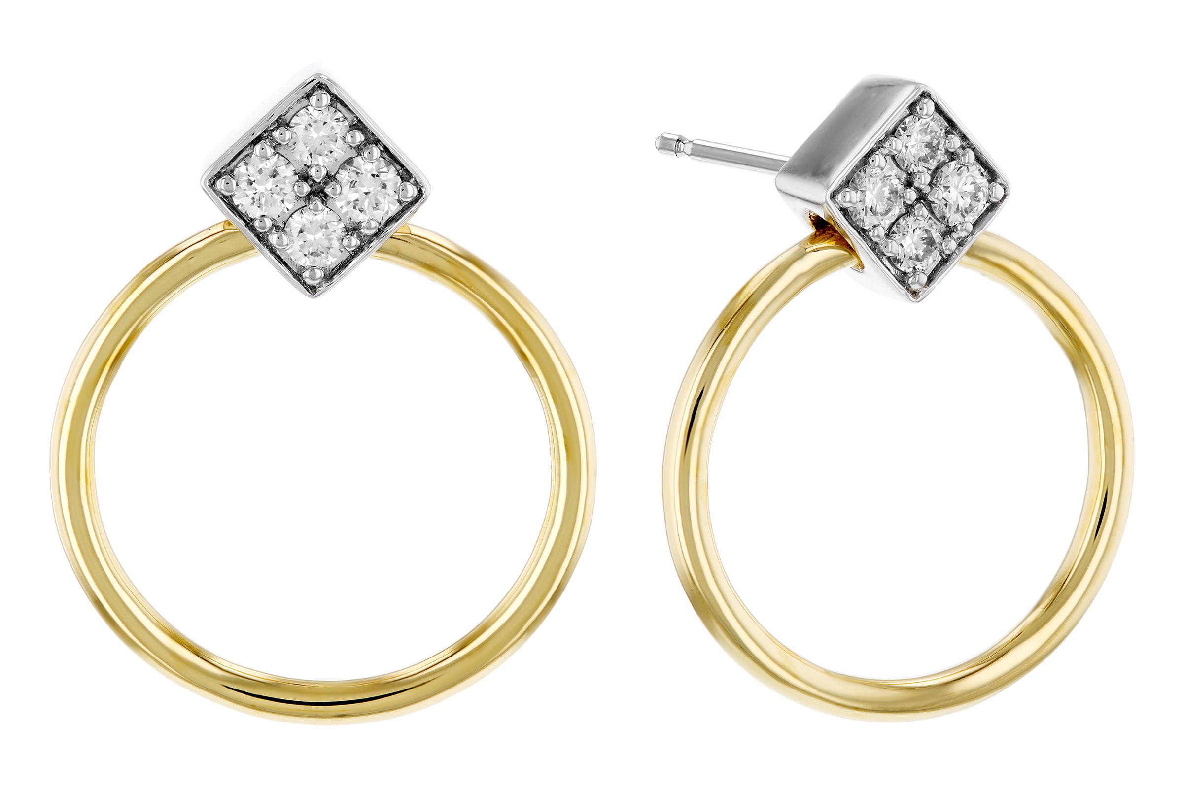 E303-28595: EARRINGS .25 TW