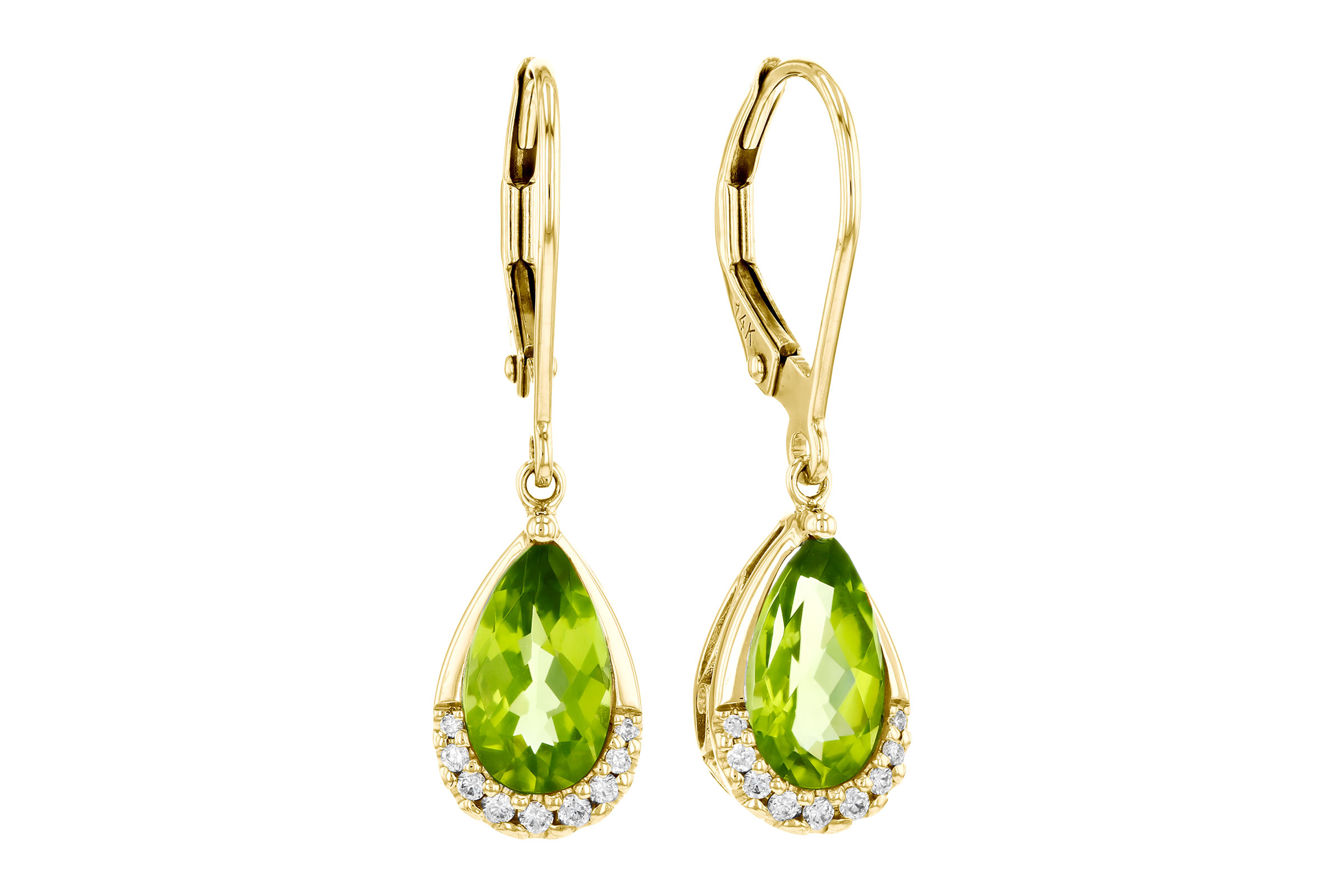 E303-29467: EARR 1.85 PERIDOT 1.94 TGW (9x5MM PS)