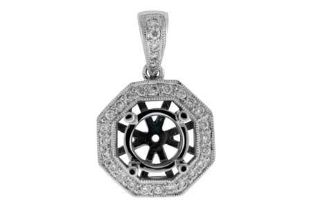 F123-29531: SEMI PENDANT .25 TW