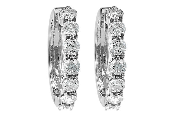 F213-30385: EARRINGS 2 CT TW