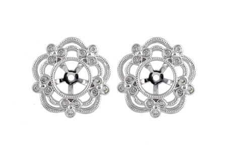 F213-31358: EARRING JACKETS .16 TW (FOR 0.75-1.50 CT TW STUDS)