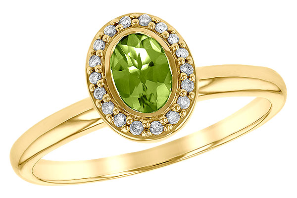 F214-26804: LDS RG .40 PERIDOT .47 TGW